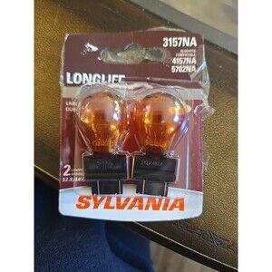 SYLVANIA - 3157NA Long Life Miniature - Amber Bulb